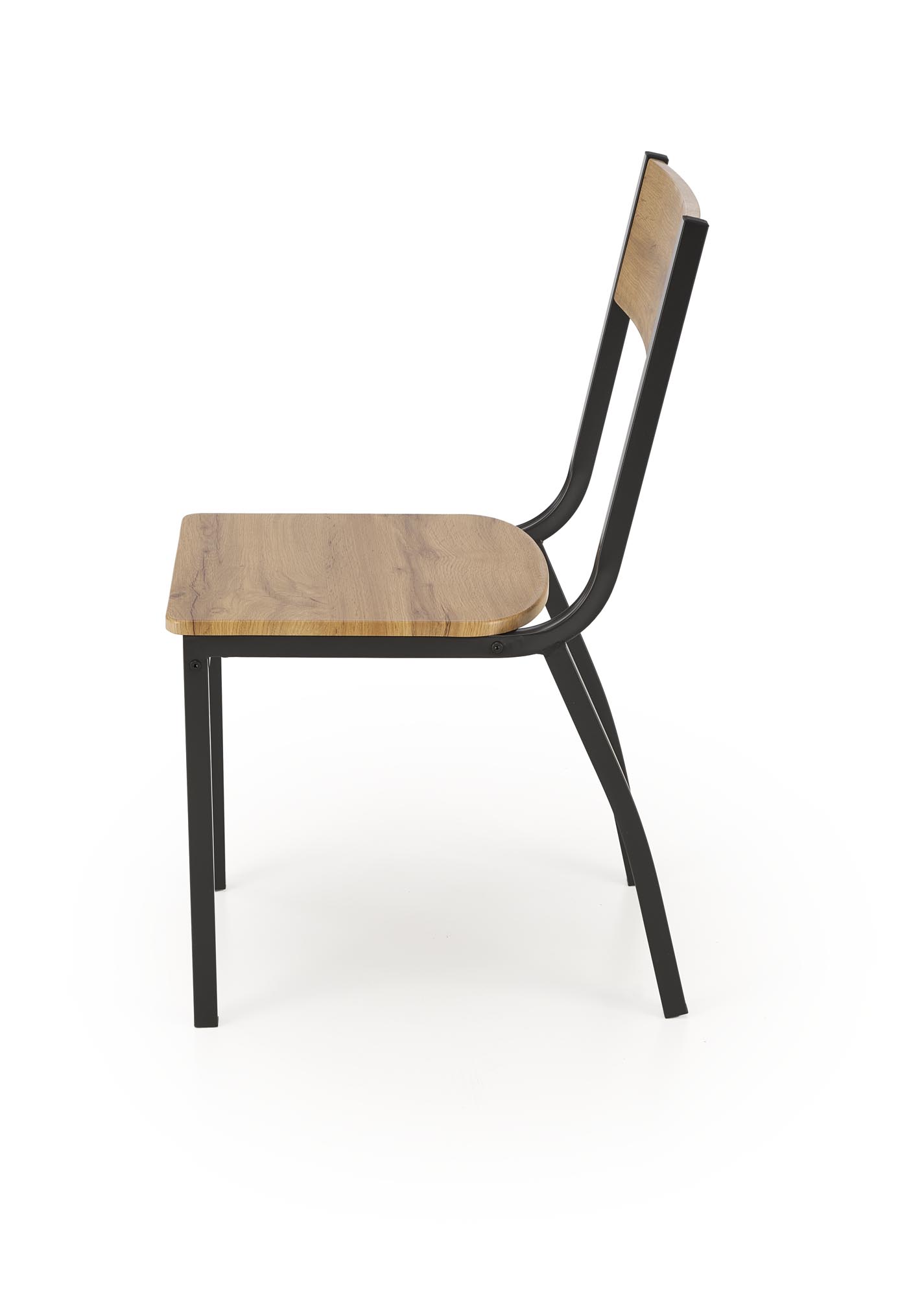 MILTON garnitúra (asztal + 4 szék), téglalap alakú, szín: természetes/fekete - Image 10