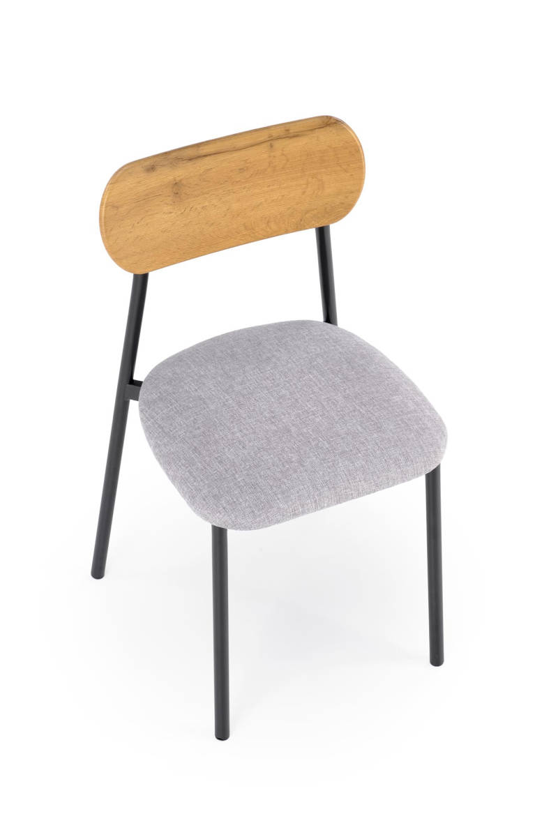 NANDO garnitúra (asztal + 2 szék), téglalap alakú, szín: természetes/fekete - Image 3