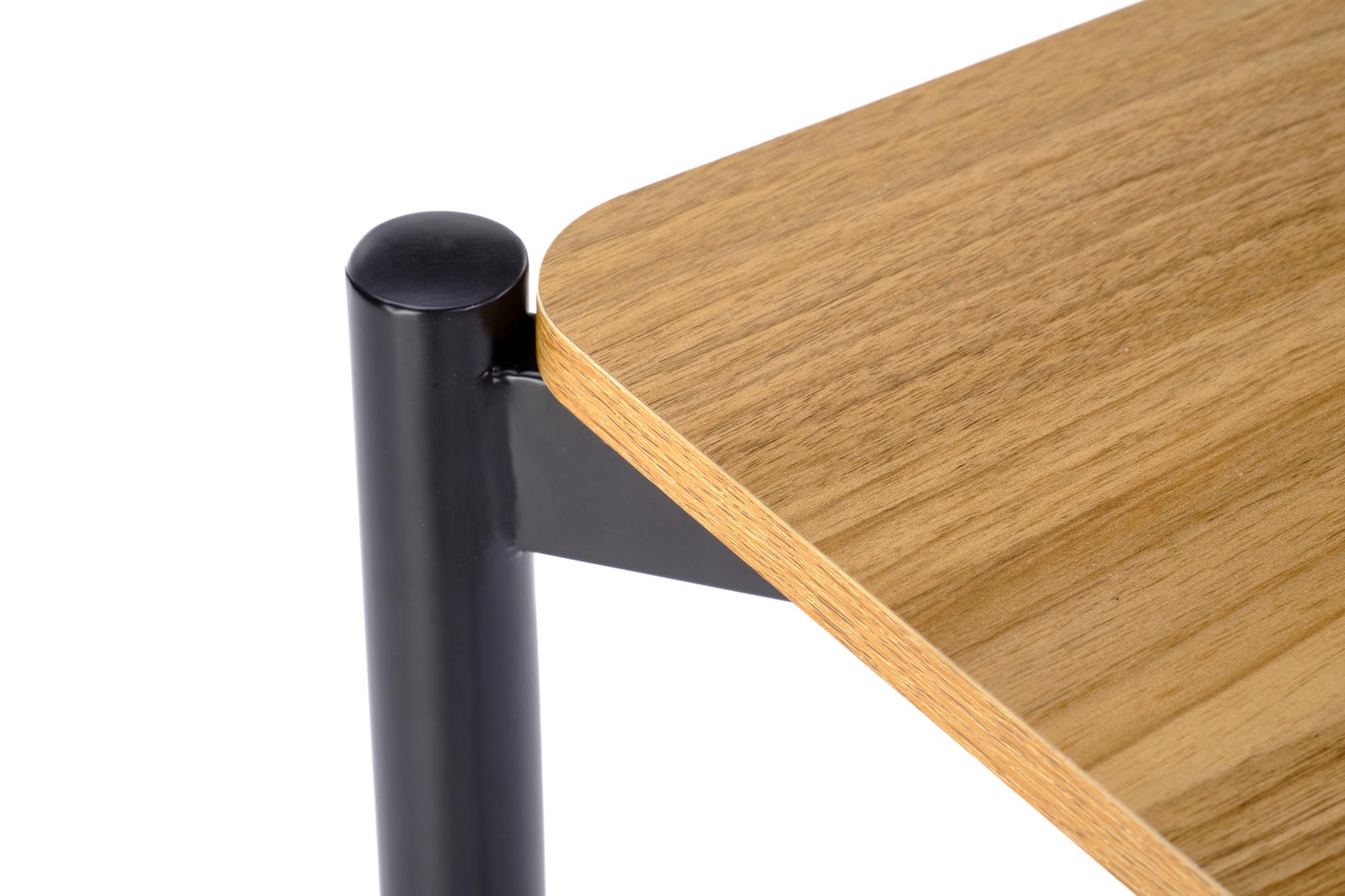 NANDO garnitúra (asztal + 2 szék), téglalap alakú, szín: természetes/fekete - Image 7