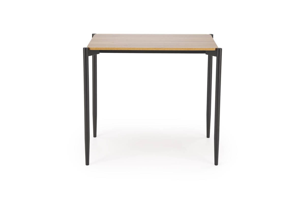 NANDO garnitúra (asztal + 2 szék), téglalap alakú, szín: természetes/fekete - Image 8