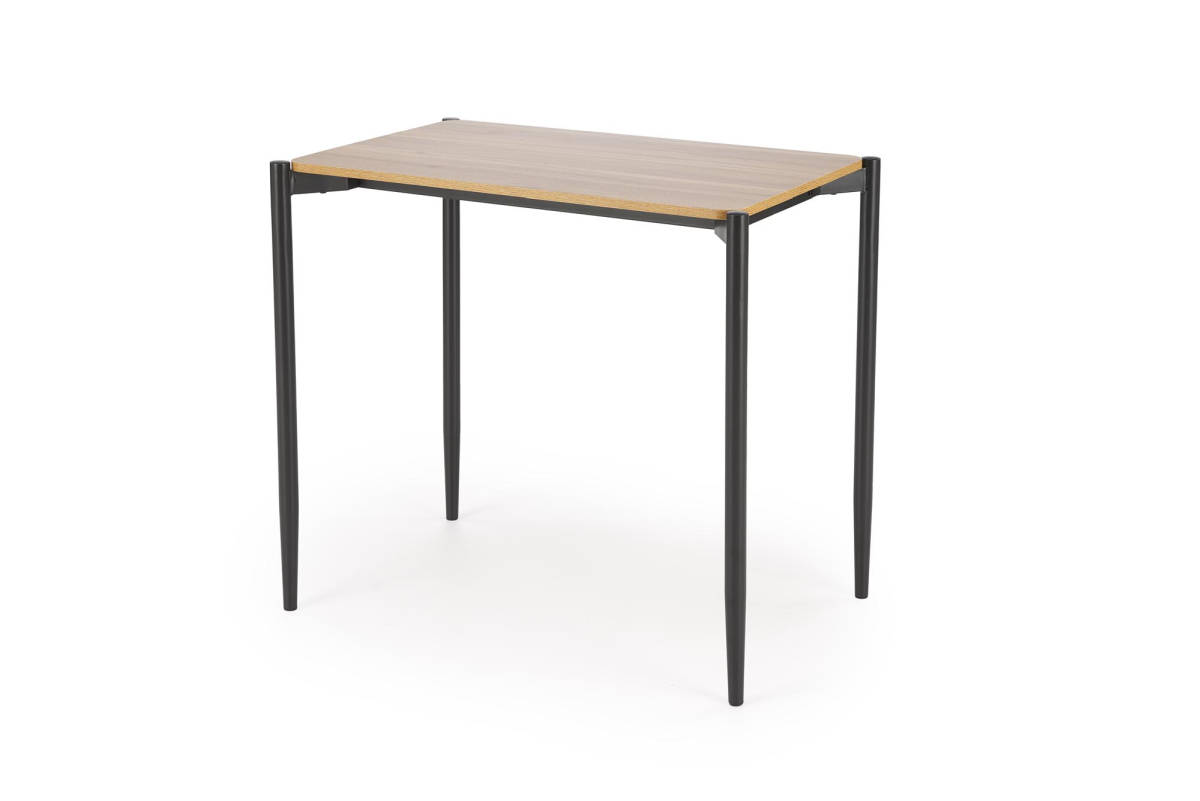 NANDO garnitúra (asztal + 2 szék), téglalap alakú, szín: természetes/fekete - Image 9