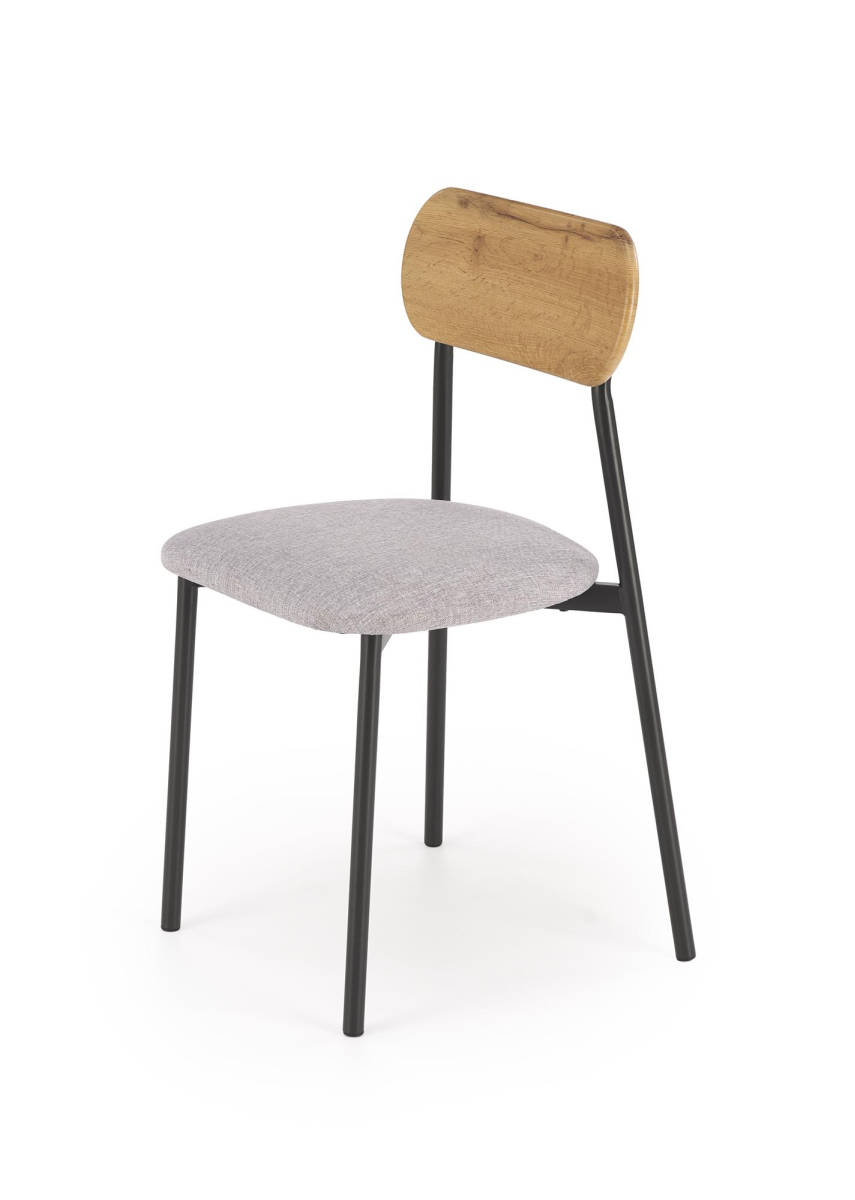 NANDO garnitúra (asztal + 2 szék), téglalap alakú, szín: természetes/fekete - Image 12