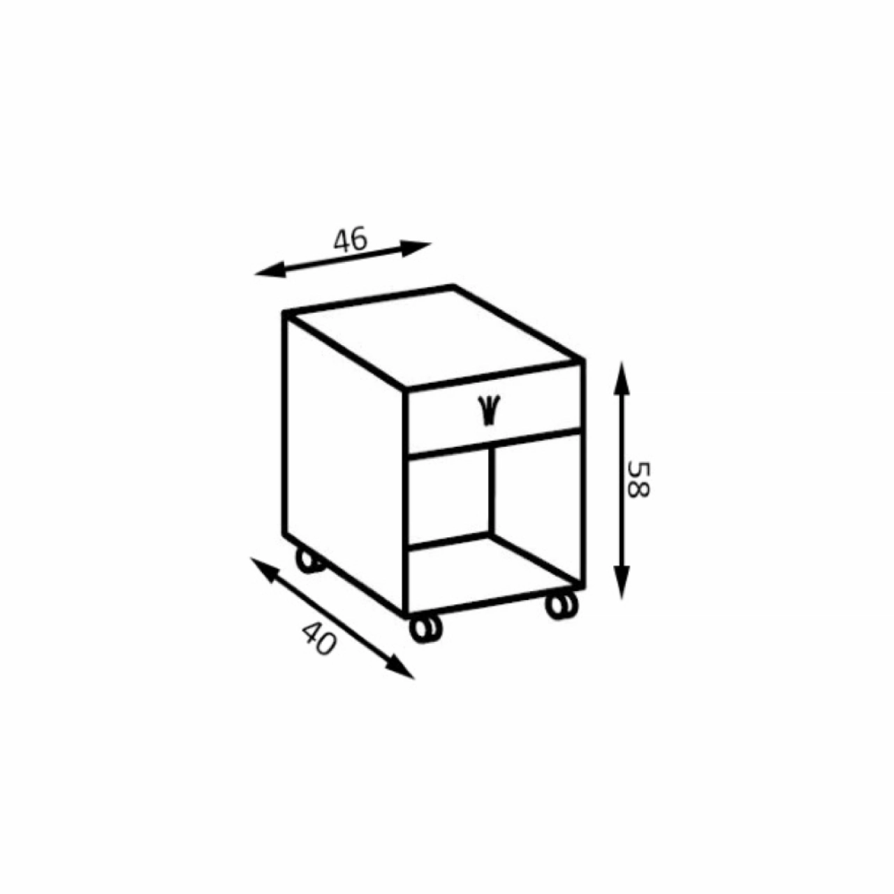 CINDY 2 gyerek éjjeliszekrény - Image 2